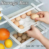 30/12 Grids Eggs Storage Box Rotating Eggs Refrigerator Organizer Food Containers Eggs Case Holder Dispenser Kitchen Storage Box