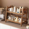2-Tier Wicker-Look Coffee Station Organizer