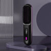 Cordless Hair Straightening Brush with LCD