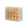 30/12 Grids Eggs Storage Box Rotating Eggs Refrigerator Organizer Food Containers Eggs Case Holder Dispenser Kitchen Storage Box