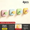 Colorful Suction Cup Wall Hooks