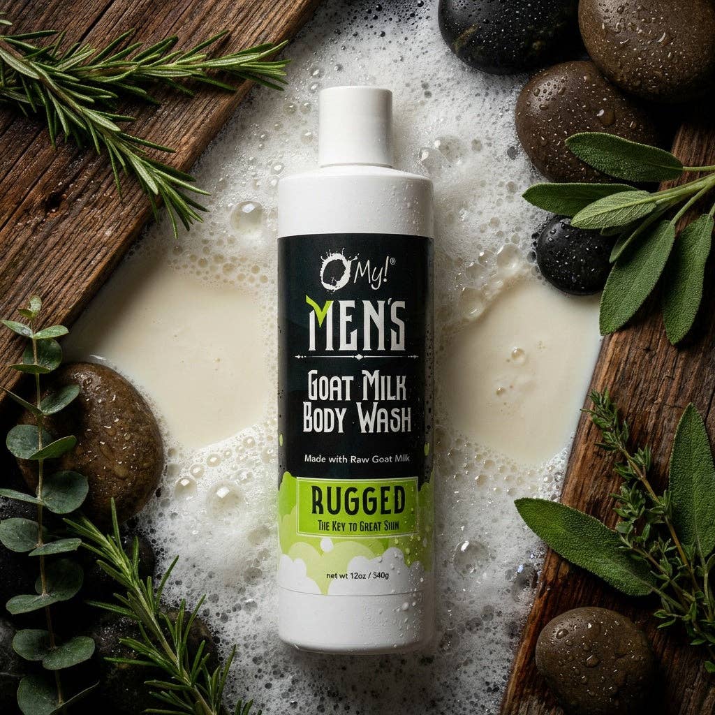 O My! Goat Milk Body Wash | Excellent for all Skin Types | Free of Parabens & More | Handcrafted in USA