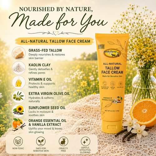 Amish Farms All Natural Tallow Face Cream