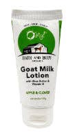 O My! Goat Milk 2oz Traveler Size Lotion | Made with Raw Goat Milk | Shea Butter and Vit E | Free of Parabens & More | Handcrafted in USA