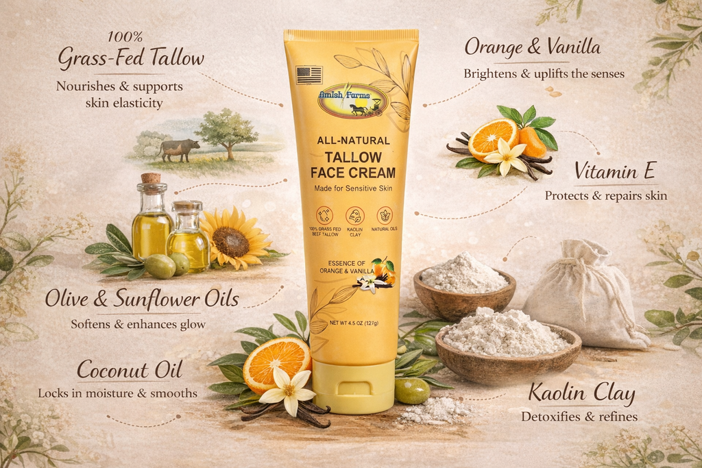 Amish Farms All Natural Tallow Face Cream