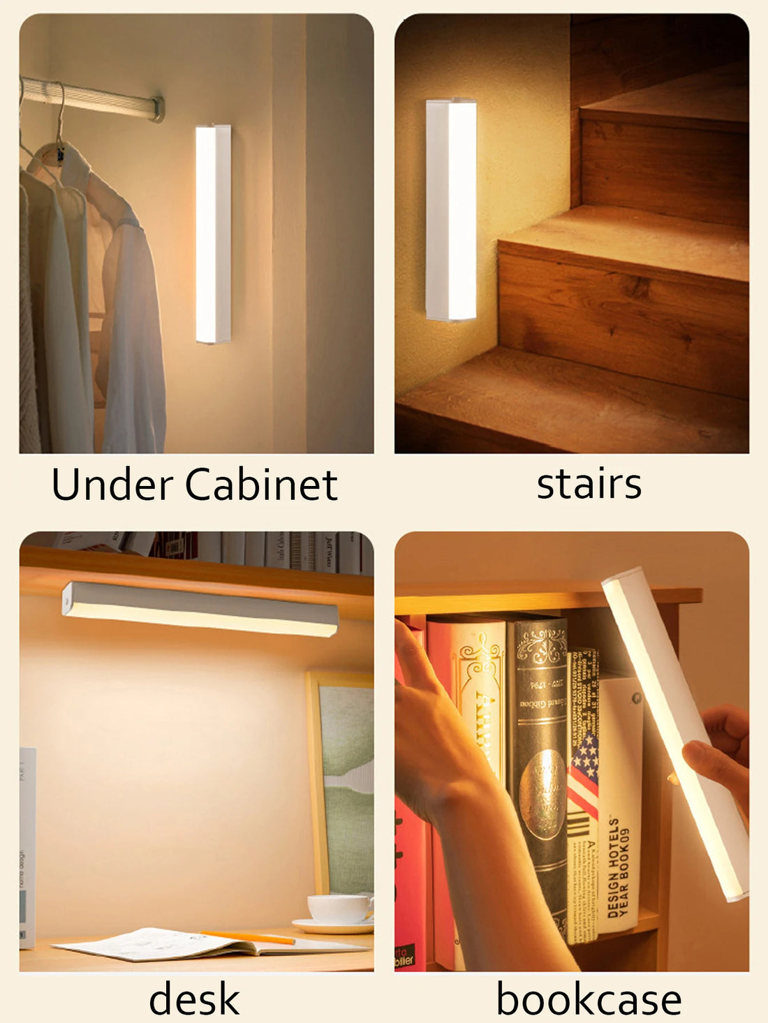 Type-C Rechargeable Motion Sensor Cabinet Light