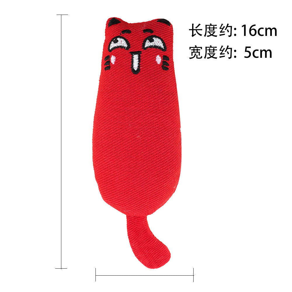 Cat Yellow Duck Dog Toy Plush Bite-Resistant Molar Sound Cat Boredom Relief Artifact Golden Retriever Dog Pet Supplies