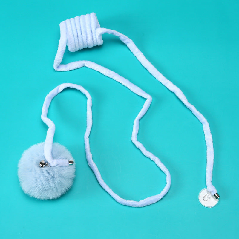 Hanging Cat Toy, Bite-Resistant Teasing Stick, Catnip, Cat Self-Entertainment Feather Toy, Kitten Pet Supplies, Bite-Resistant