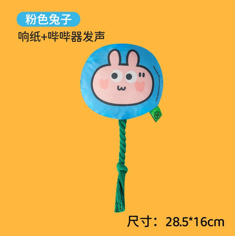 New Sounding Dog Toy Simulates Fat-Headed Fish, Grinds Teeth and Cleans Teeth, Self-Pleasure and Relieves Boredom, Cotton Rope Pet Toy Cross-Border Wholesale
