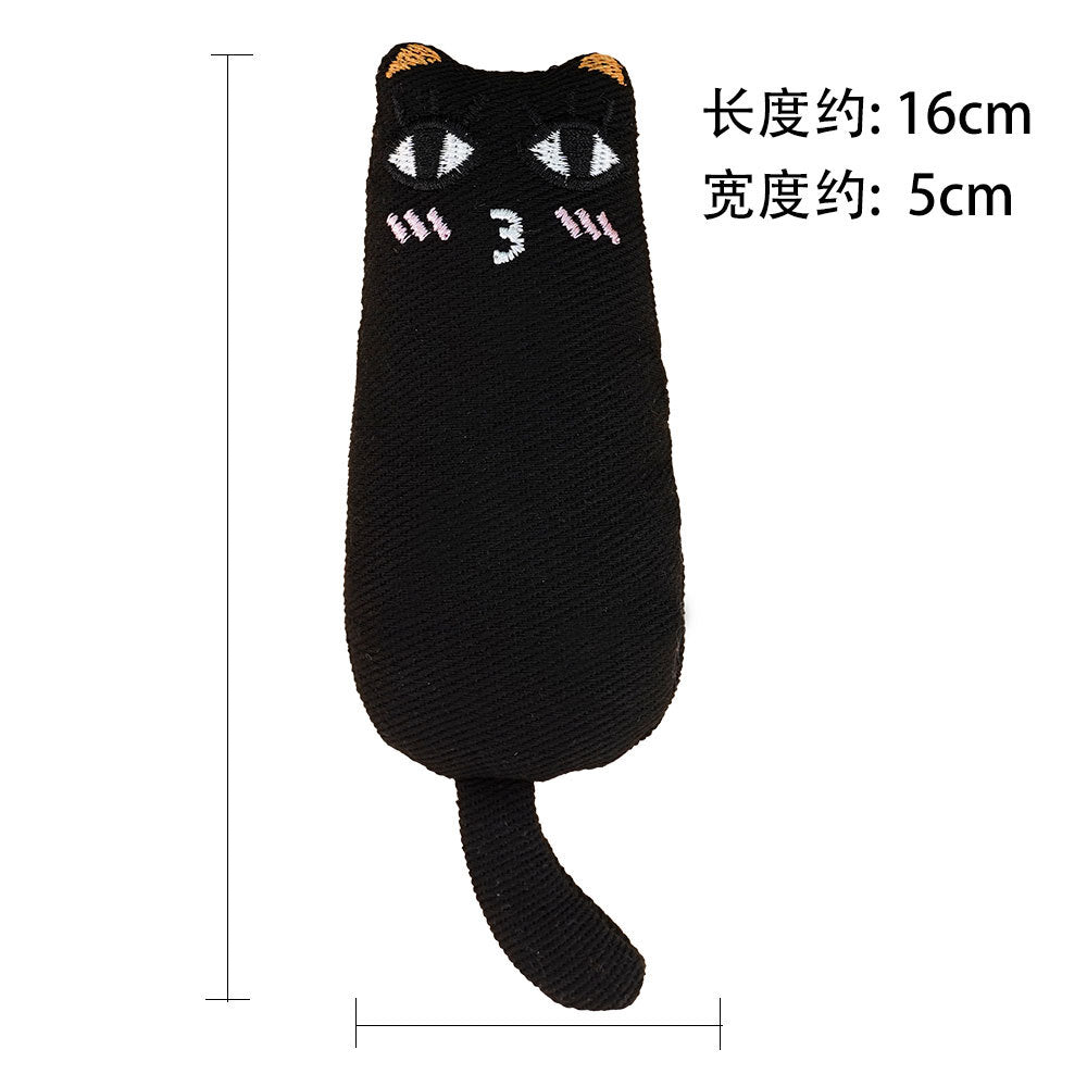 Cat Yellow Duck Dog Toy Plush Bite-Resistant Molar Sound Cat Boredom Relief Artifact Golden Retriever Dog Pet Supplies