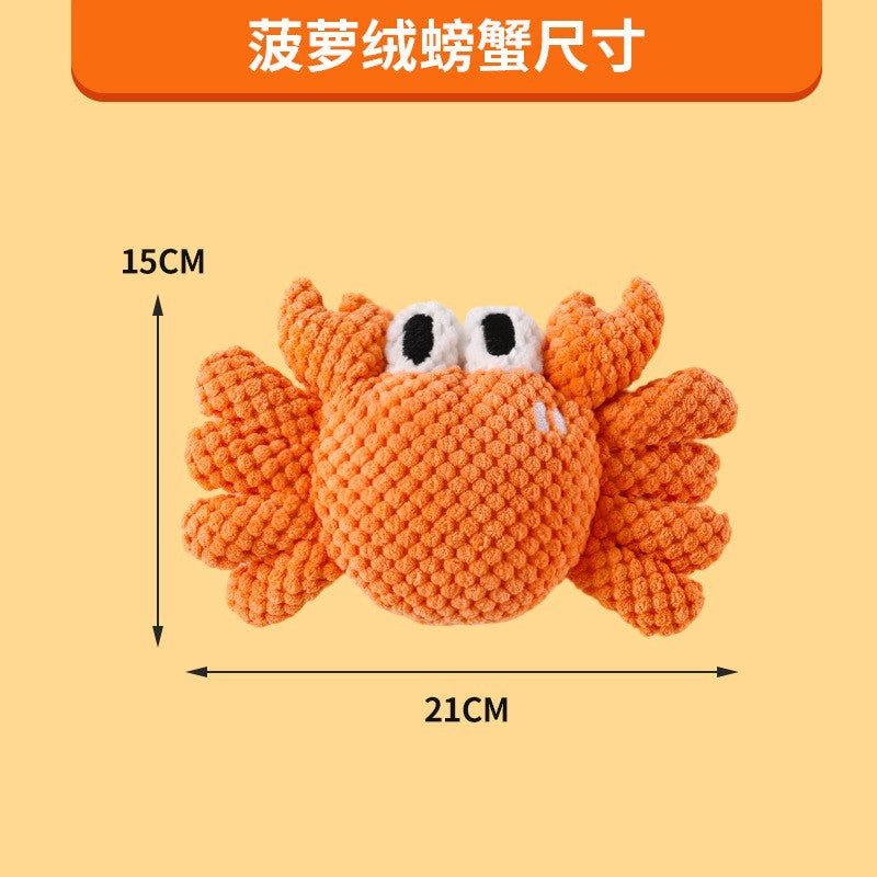 New Sounding Dog Toy Simulates Fat-Headed Fish, Grinds Teeth and Cleans Teeth, Self-Pleasure and Relieves Boredom, Cotton Rope Pet Toy Cross-Border Wholesale