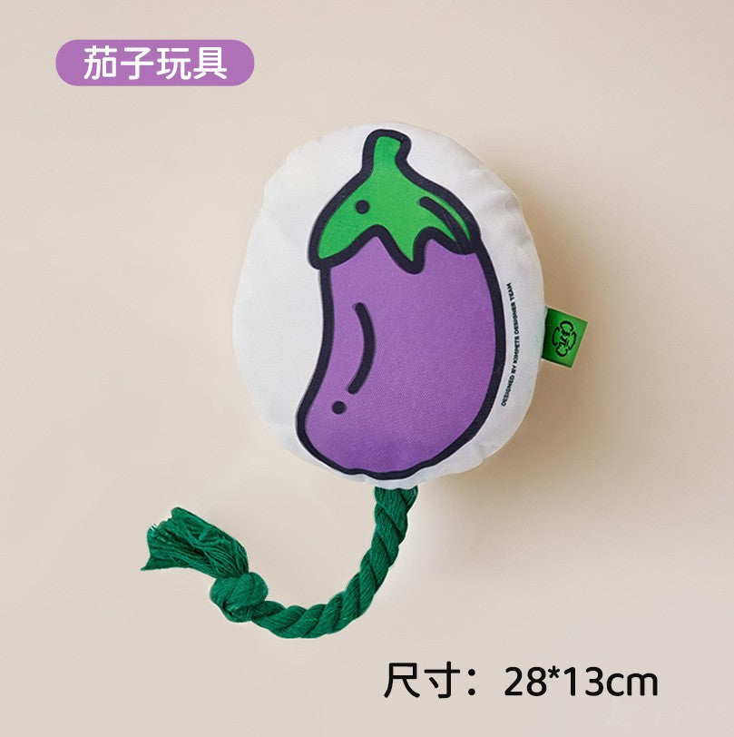 New Sounding Dog Toy Simulates Fat-Headed Fish, Grinds Teeth and Cleans Teeth, Self-Pleasure and Relieves Boredom, Cotton Rope Pet Toy Cross-Border Wholesale