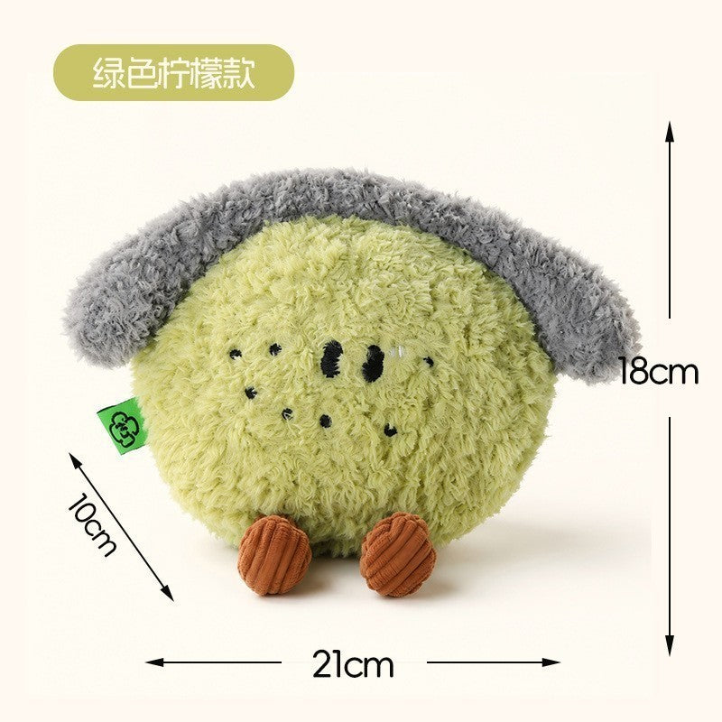 New Sounding Dog Toy Simulates Fat-Headed Fish, Grinds Teeth and Cleans Teeth, Self-Pleasure and Relieves Boredom, Cotton Rope Pet Toy Cross-Border Wholesale