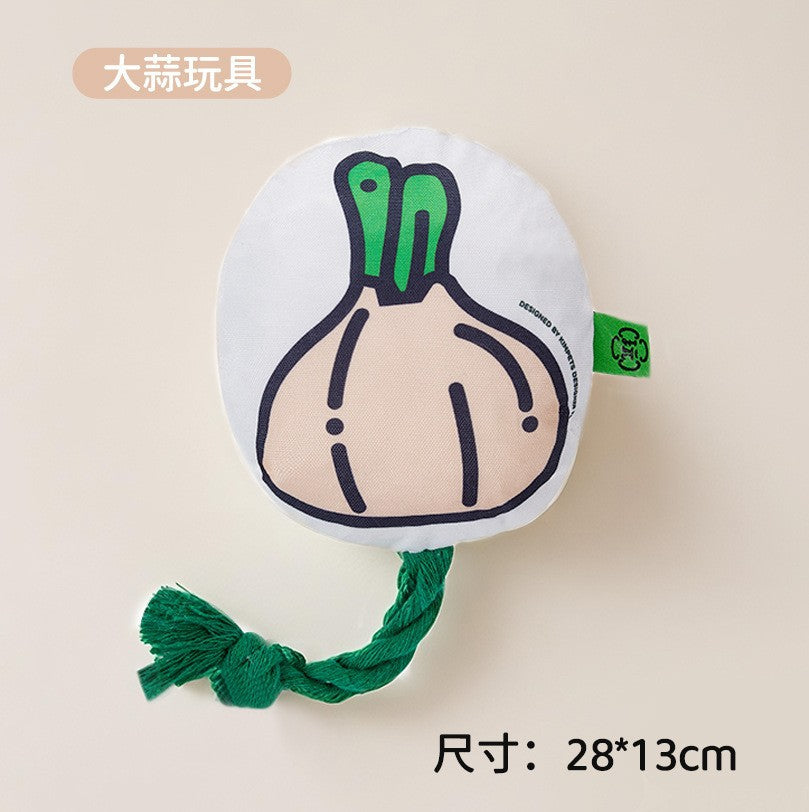 New Sounding Dog Toy Simulates Fat-Headed Fish, Grinds Teeth and Cleans Teeth, Self-Pleasure and Relieves Boredom, Cotton Rope Pet Toy Cross-Border Wholesale