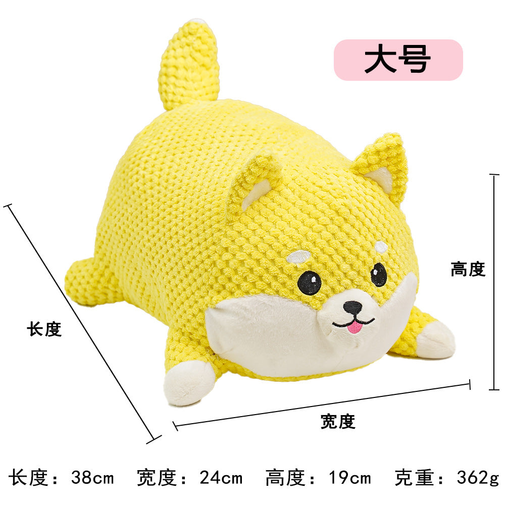 Cat Yellow Duck Dog Toy Plush Bite-Resistant Molar Sound Cat Boredom Relief Artifact Golden Retriever Dog Pet Supplies
