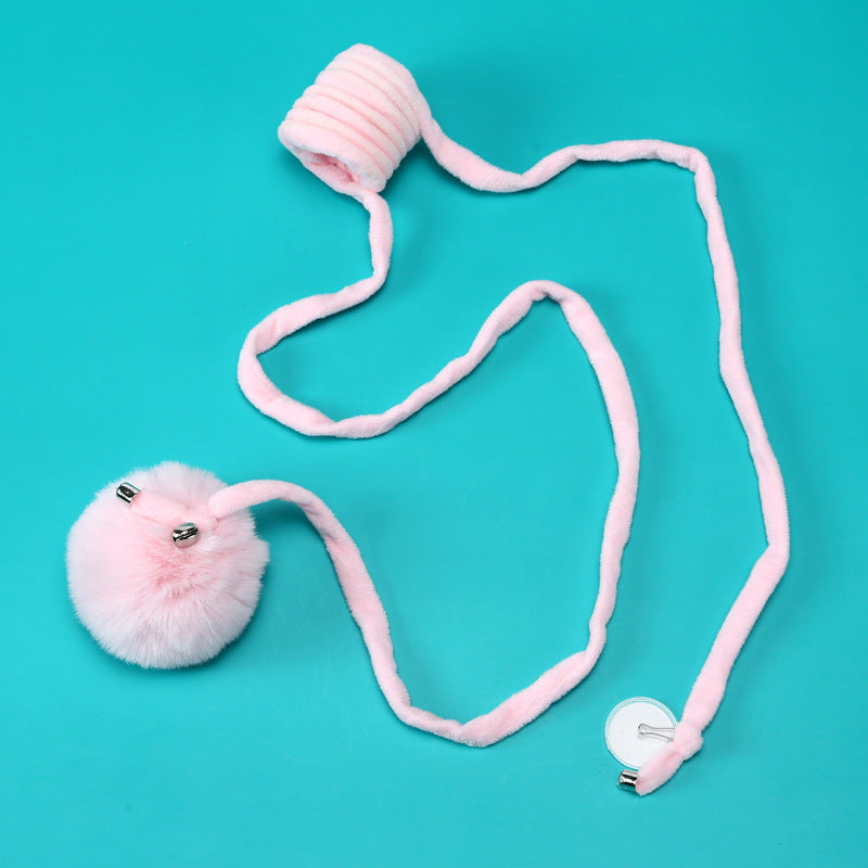 Hanging Cat Toy, Bite-Resistant Teasing Stick, Catnip, Cat Self-Entertainment Feather Toy, Kitten Pet Supplies, Bite-Resistant