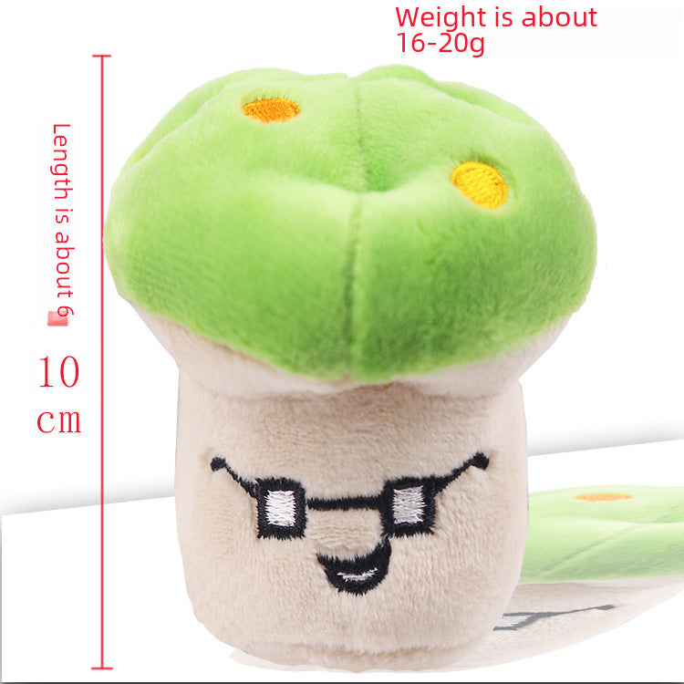 Pink Mushroom Green Mushroom Plush Sound Pet Dog Cat Toy Wholesale Dog Supplies Cat Relief