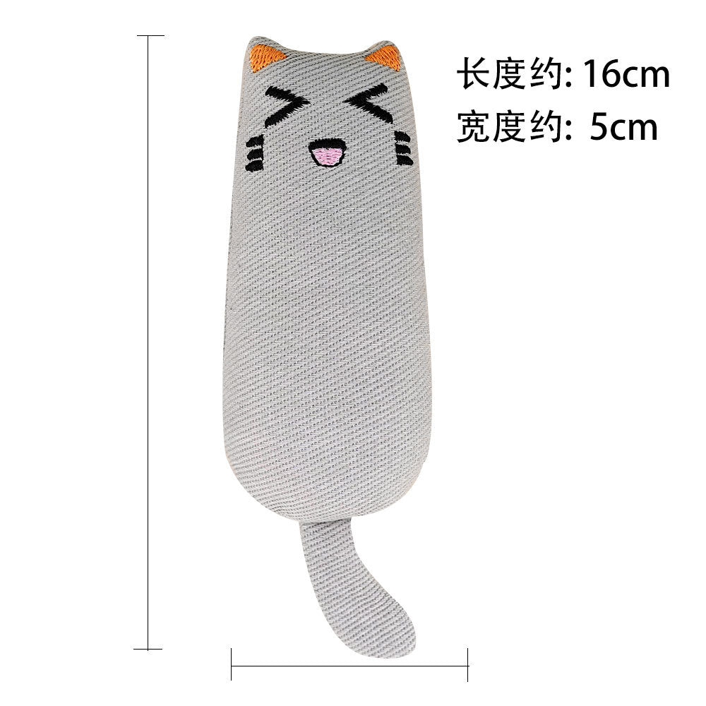 Cat Yellow Duck Dog Toy Plush Bite-Resistant Molar Sound Cat Boredom Relief Artifact Golden Retriever Dog Pet Supplies