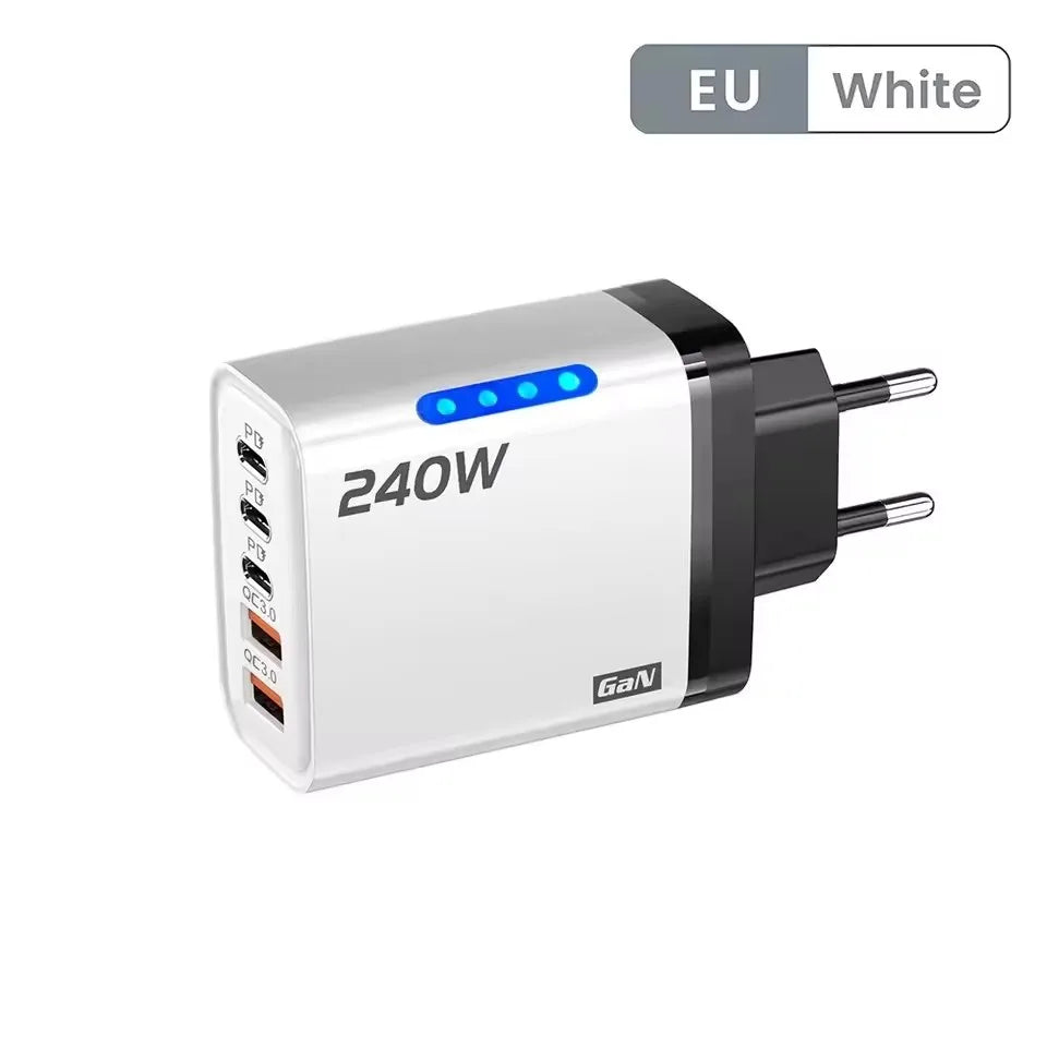 5-Port GaN Fast Wall Charger
