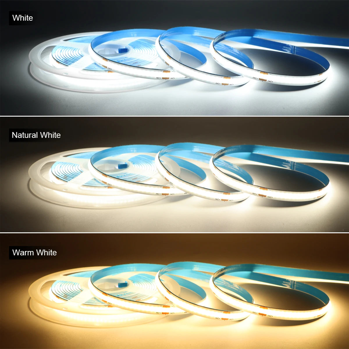 Flexible COB LED Strip with Wireless Motion Sensor
