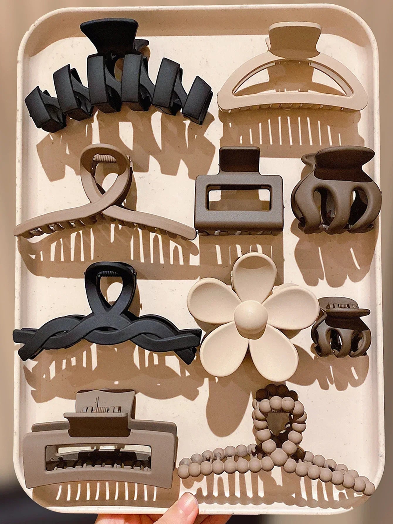10-Piece Multicolor Hair Grips