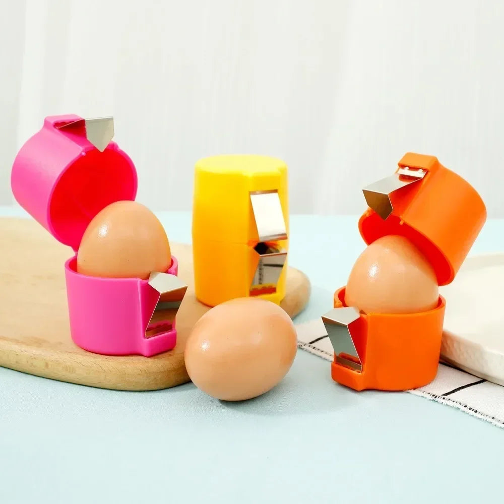 3Pcs/Set Egg Shell Opener for Hard Boiled Eggs,Handheld Easy Egg Peeler Tool Kitchen Gadgets 	 egg peeler tool