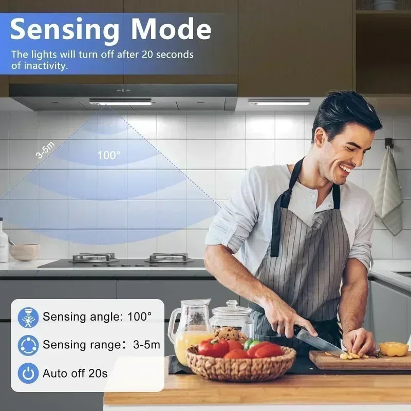 Rechargeable Motion Sensor Under-Cabinet Light