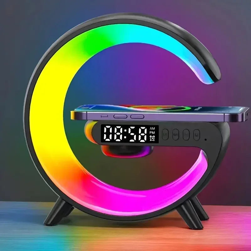 Wireless Charging Station with Alarm Clock
