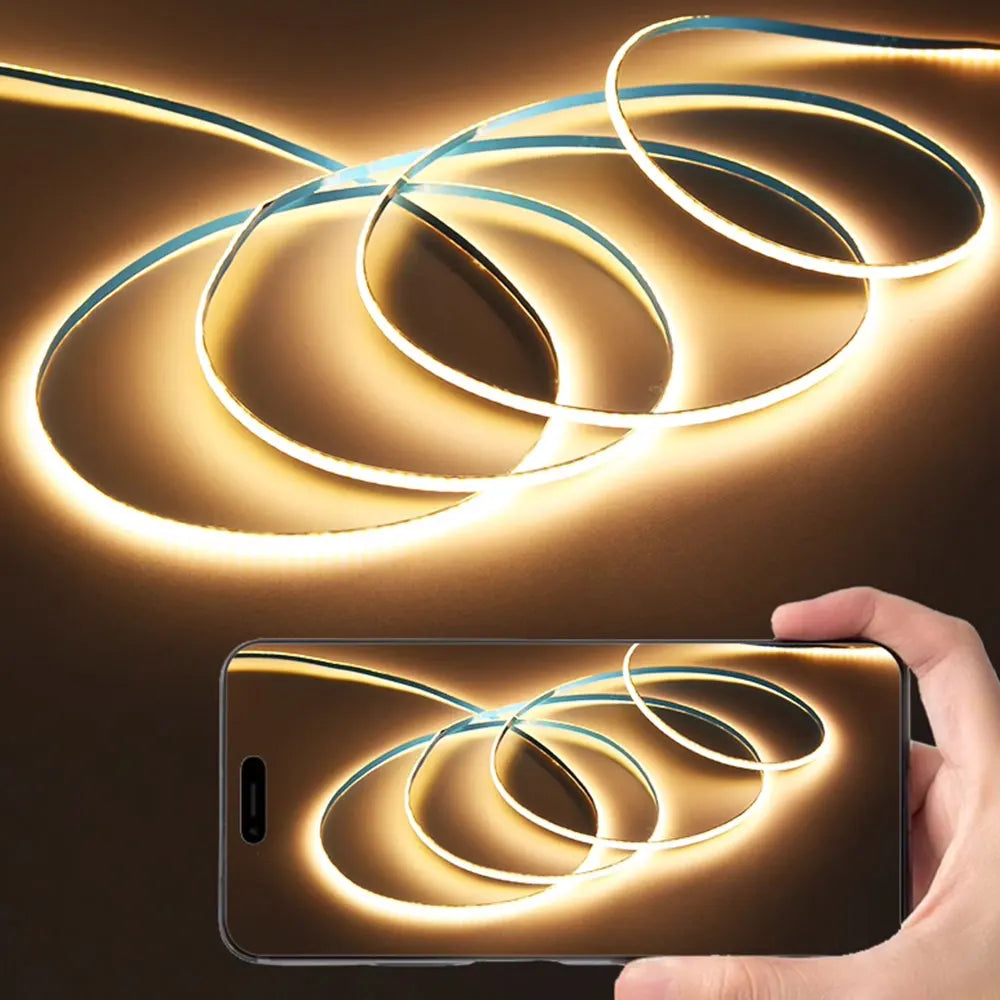 Flexible 3mm COB LED Strip Light