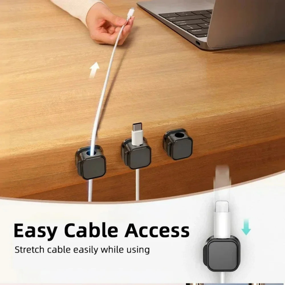 Magnetic Cable Clips and Cord Organizer