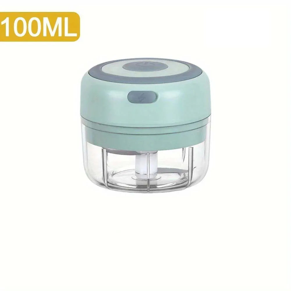 100ML/250ML Electric  Meat Mincer Garlic Chopper Rotate Garlic Press Crusher Vegetable Onion Cutter Kitchen Cooking Accessories