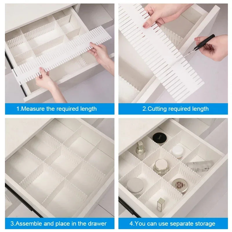 Adjustable Cut-to-Fit Drawer Dividers