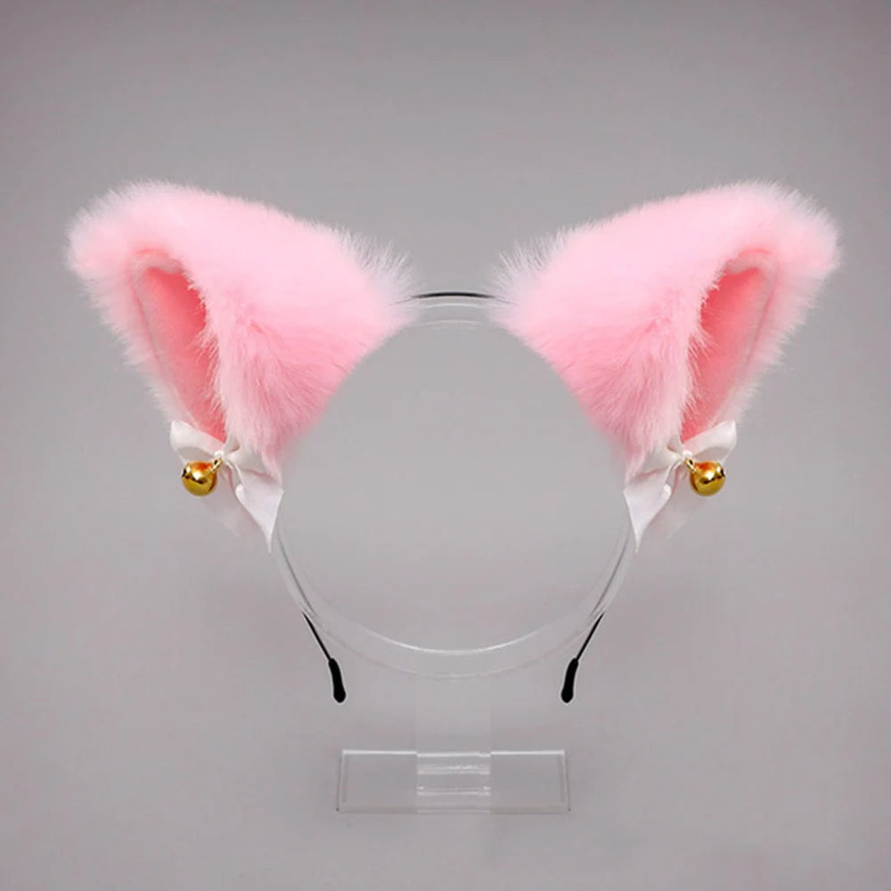 1PC Halloween Cat Ear Cosplay Headband For Women 2026 New Style Cute Hairband For Halloween Christmas Cosplay Party Costume