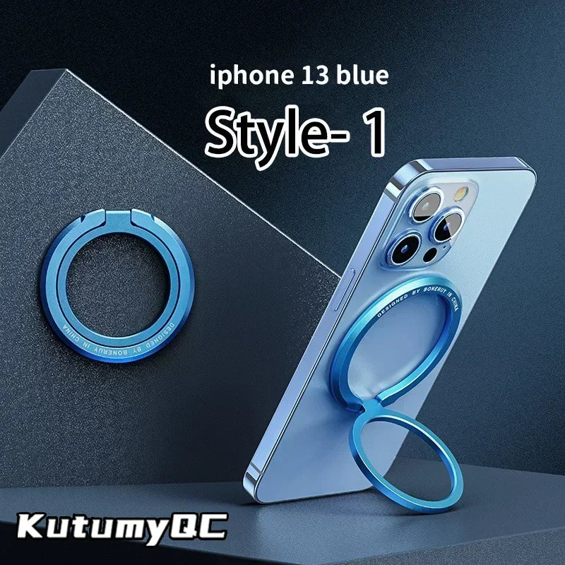 2026 New Magnetic Phone Ring Holder For MagSafe Accessories Adjustable Finger Ring Support Bracket For Magnet Case For IPhone