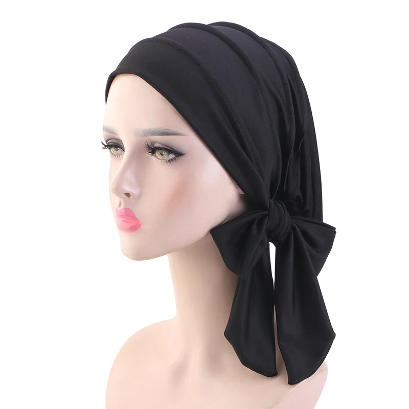 Long-Tail Headscarf Hat