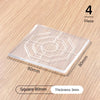 4-Piece Transparent Silicone Furniture Floor Protectors