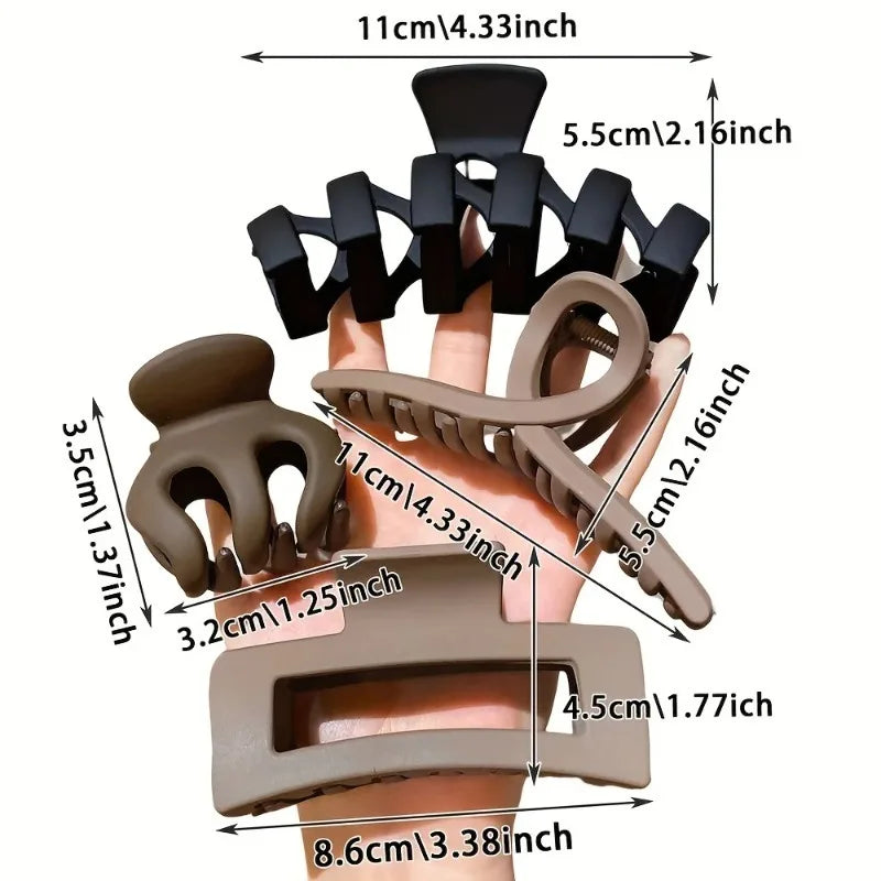 10-Piece Multicolor Hair Grips