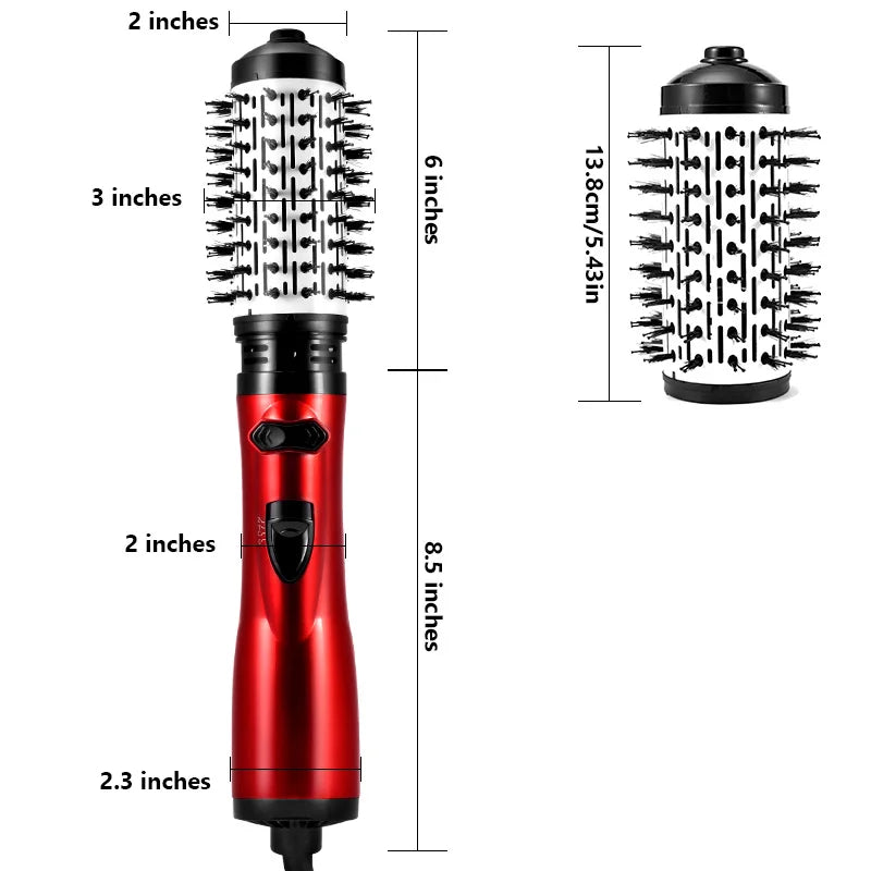 2-in-1 Hot Air Hair Styling Brush
