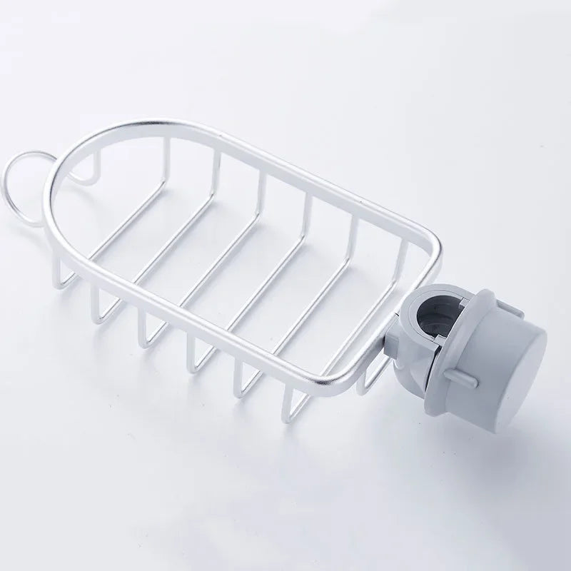Aluminum Sink Caddy with Faucet Holder