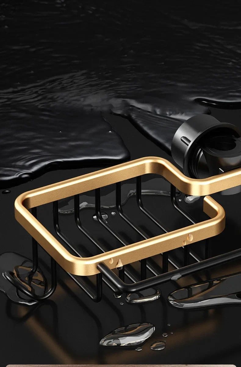 Aluminum Sink Caddy with Faucet Holder
