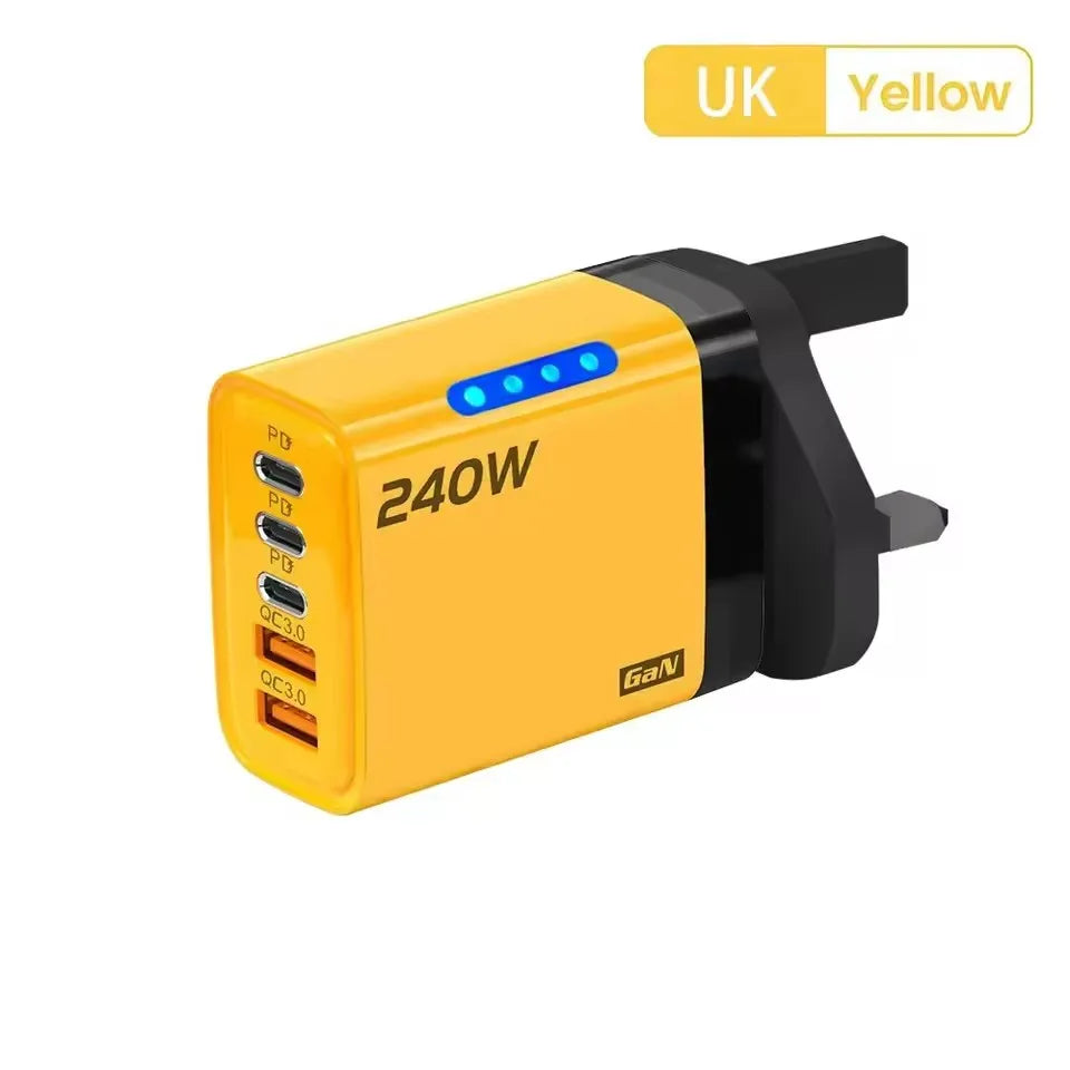 5-Port GaN Fast Wall Charger