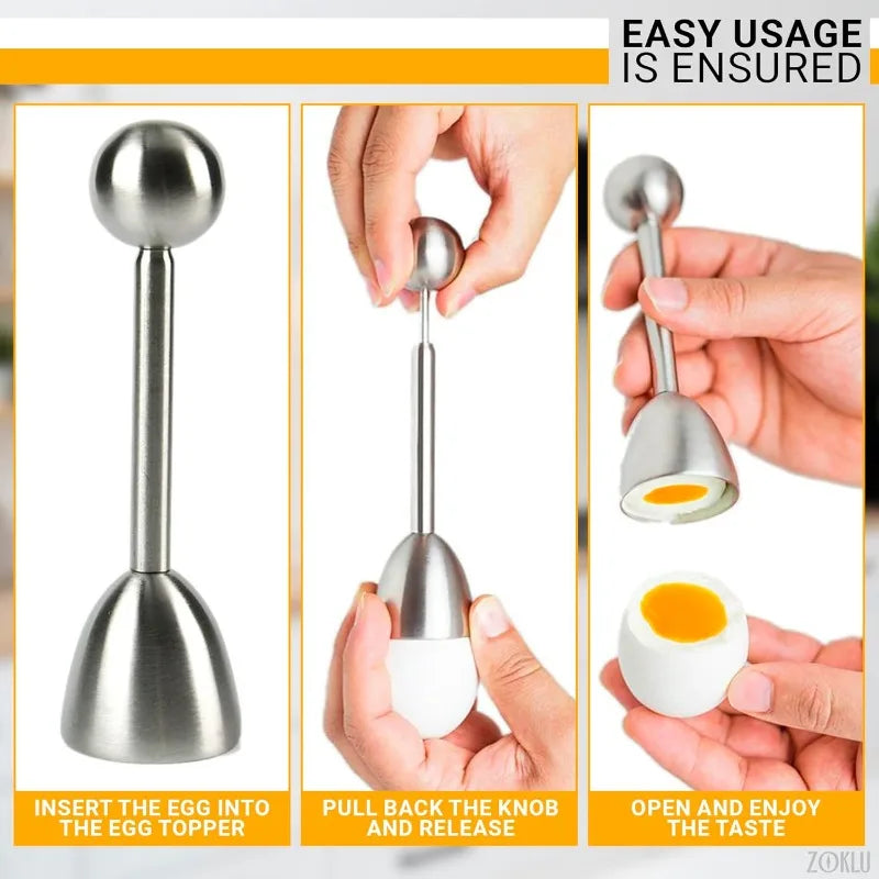 Stainless Steel Egg Opener Tool