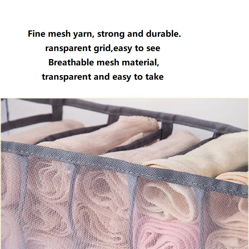 11-Compartment Foldable Underwear Organizer