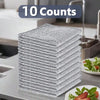5/10/20Pcs Metal Wire Scouring Pads, Scratch‑Resistant Reusable Woven Cleaning Cloths Wet‑Dry Use For Pots Sink Stove Tableware Kitchen Use