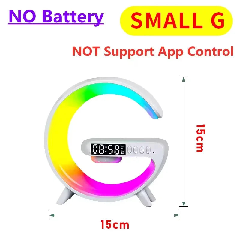 Wireless Charging Station with Alarm Clock