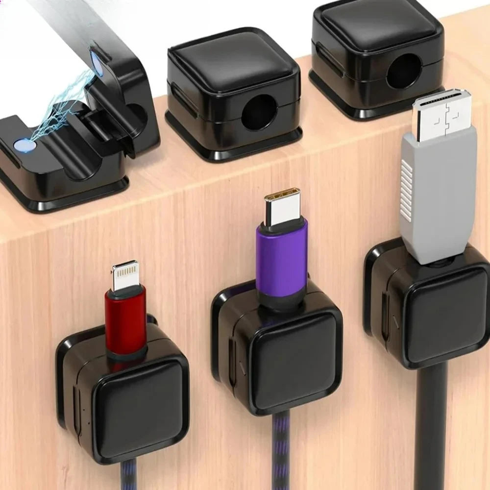 Magnetic Cable Clips and Cord Organizer
