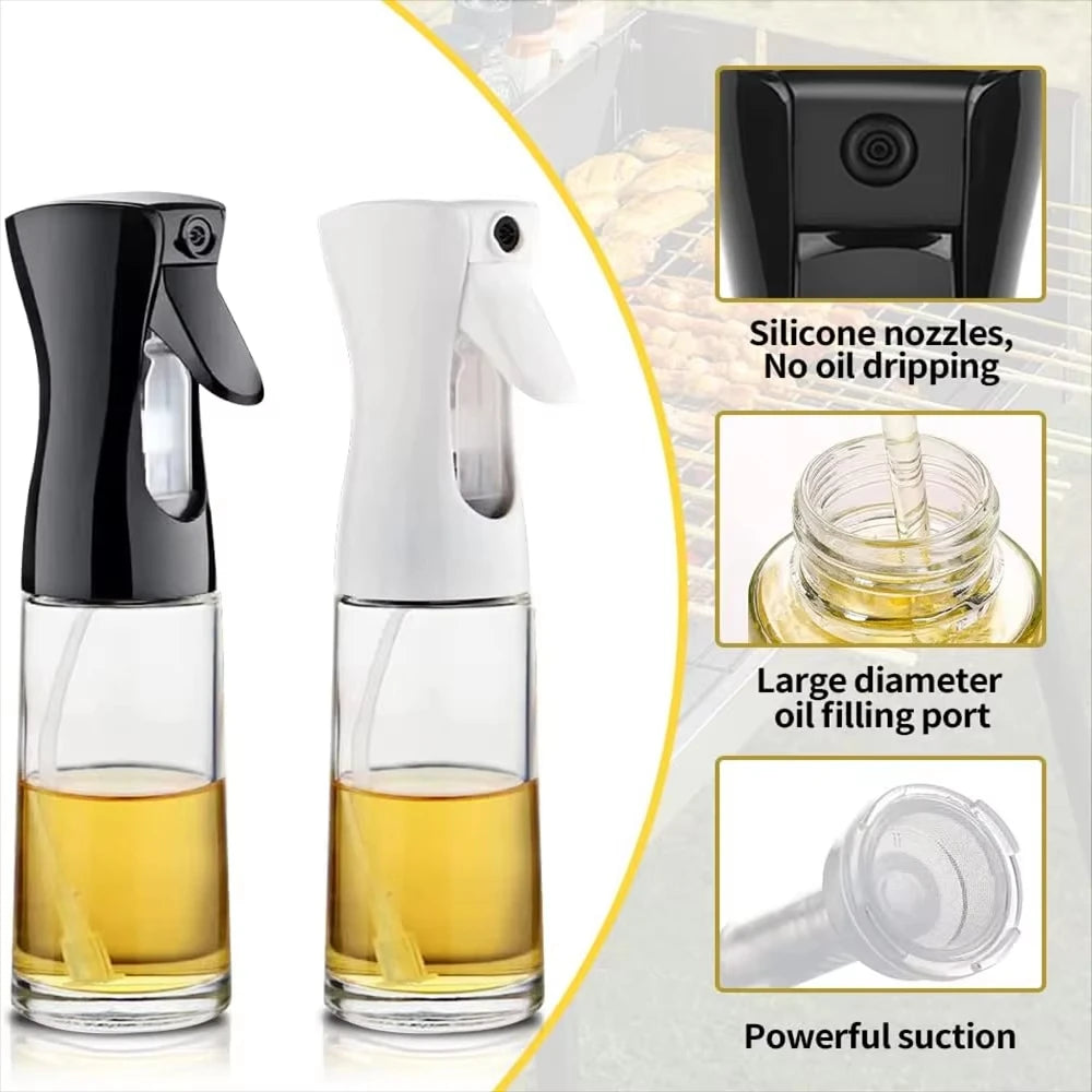 Oil Spray for Cooking - Olive Oil Dispenser Bottle Sprayer Mist-Reusable Food Grade Oil Vinegar,Spray Bottle Kitchen Accessories