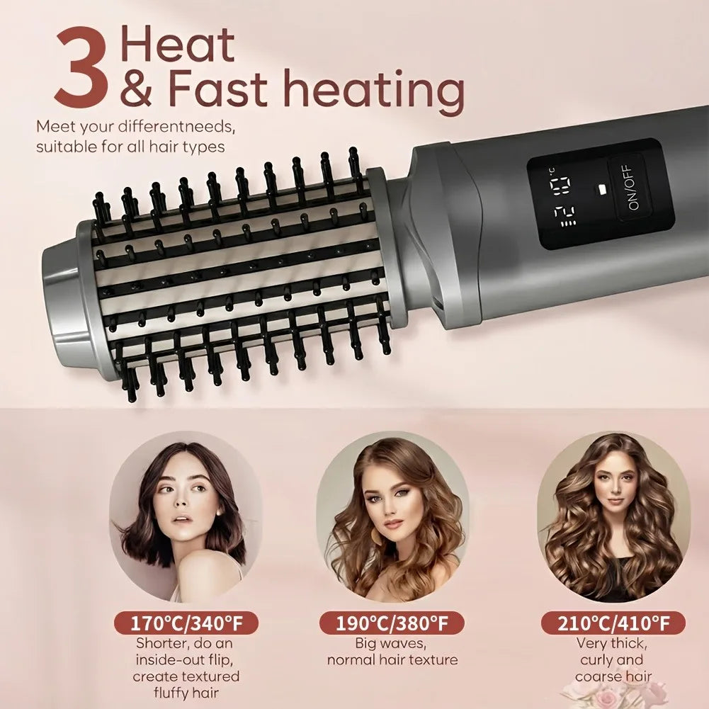 Portable Cordless Hair Straightening Comb