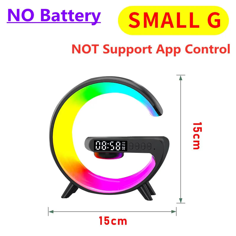 Wireless Charging Station with Alarm Clock
