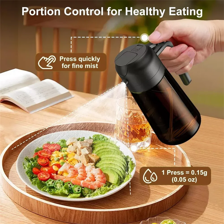 2-in-1 Glass Oil Dispenser and Sprayer